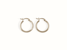 Load image into Gallery viewer, Phoebe | 14K Gold Classic Hoop Earrings - Just Daint

