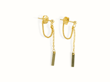 Load image into Gallery viewer, Fawn | 14K Gold Threader Earrings - Just Daint
